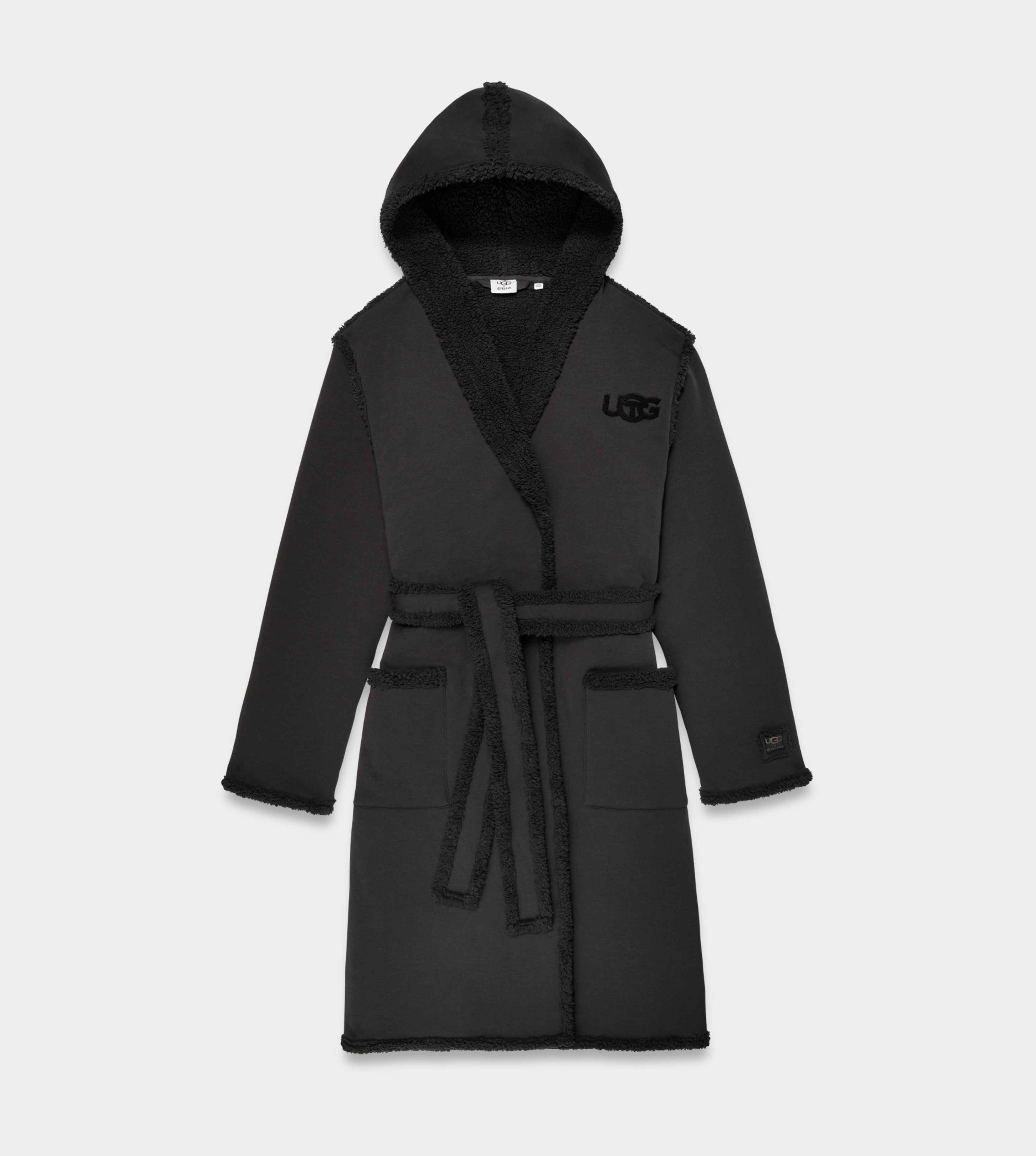 Black ugg robe outlet